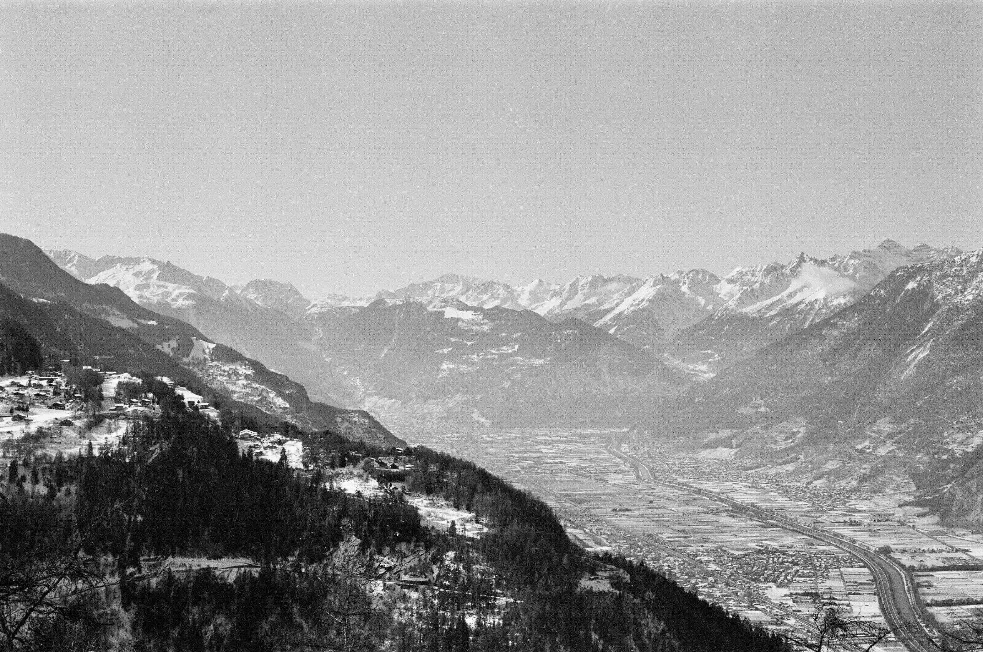 Looking over the Rhône